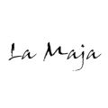 Logo de La Maja en tipografía manuscrita negra